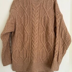 UGG Raelee Cable Knit Sweater, Size S,
